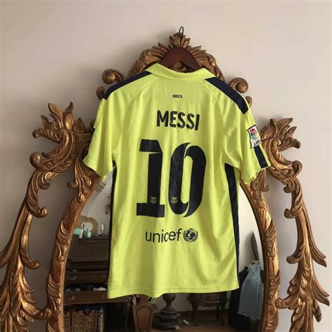 Nike Soccer Jersey Nike Barcelona Messi Away Soccer Gem