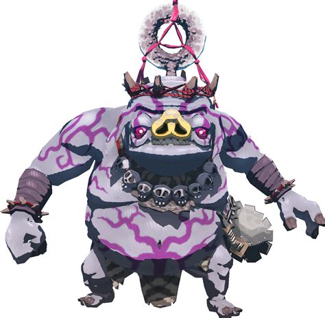 File TotK Silver Boss Bokoblin Model Png Zelda Wiki