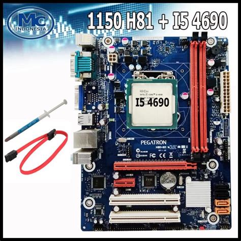 Jual Paket Mobo Mainboard Lga H Pegatron Processor Core I