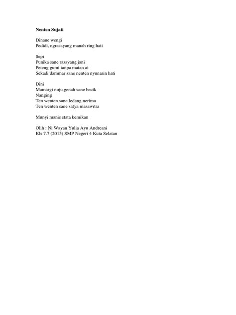 Puisi Bahasa Bali Pdf