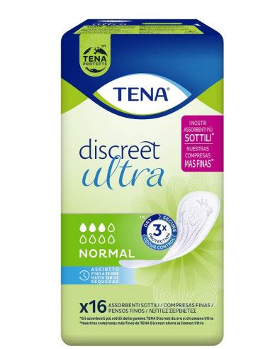 Pannoloni Per Adulti Pannolone Sagomato Tena Discreet Ultra Normal 16