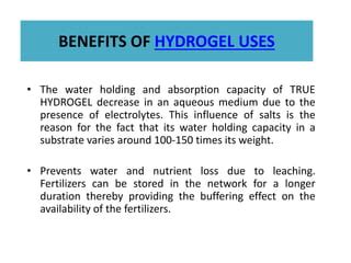 Truehydrogel ppt | PPT