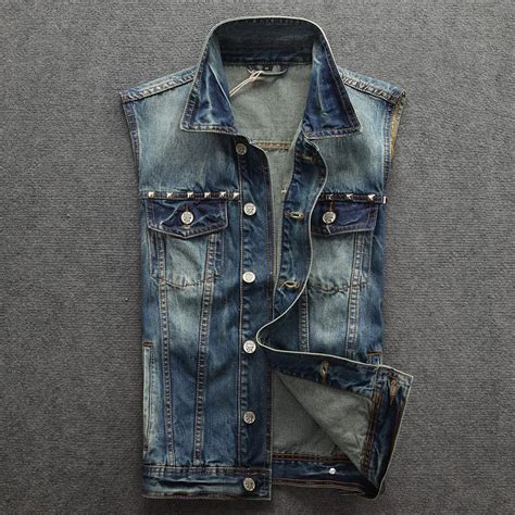 Free Shipping New Arrival Men S Denim Vest Jeans Vest Men Cowboy Vest