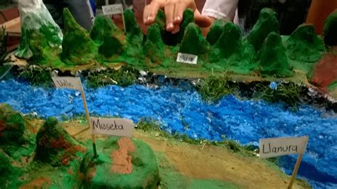 El Relieve Imagenes De Maquetas Maquetas De Ecosistemas Maquetas