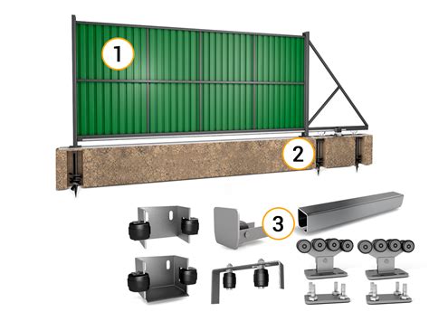 Откатные ворота под ключ в Москве - купить автоматические раздвижные ...