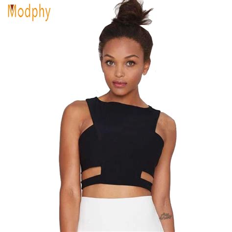 Women Sexy Elastic Black Bandage Top Knitted Rayon Bodycon Sleeveless