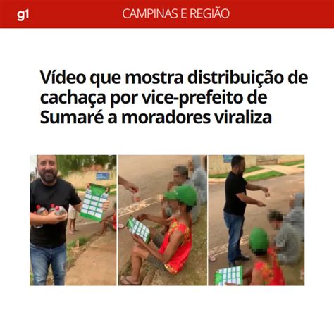 Eduardo Suplicy on Twitter Chocante ver o vice prefeito de Sumaré SP