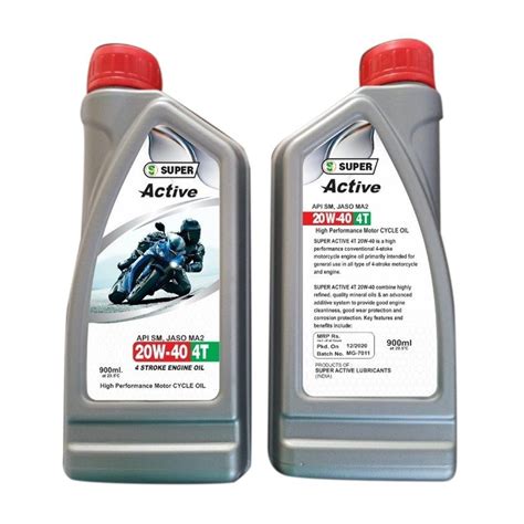 Semi Synthetic Super Active Stroke Engine Oil Packaging Size Ml