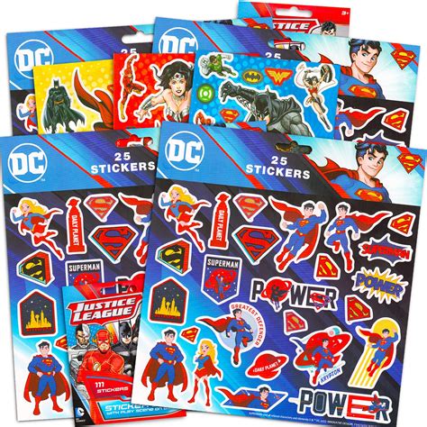 Superman Vinyl Large Deluxe Stickers Variety Pack Laptop