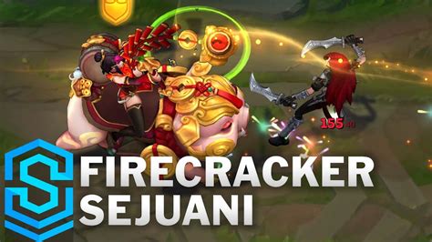 Firecracker Sejuani Skin Spotlight League Of Legends Youtube