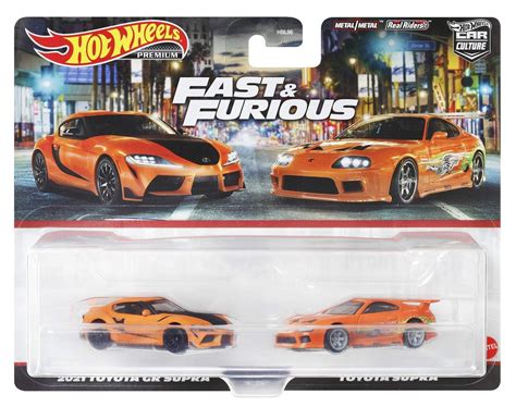 Hot Wheels Premium 1 64 2 件装 速度与激情 丰田 Supra en 2024 Decos