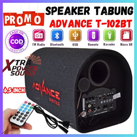 Jual Speaker Aktif Advance Subwoofer Inch T Bt Bluetooth