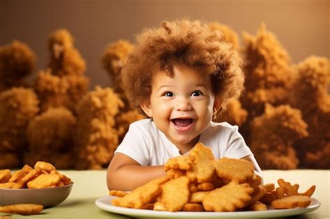 Premium Ai Image Sensory Delights Exploring Chicken Nugget