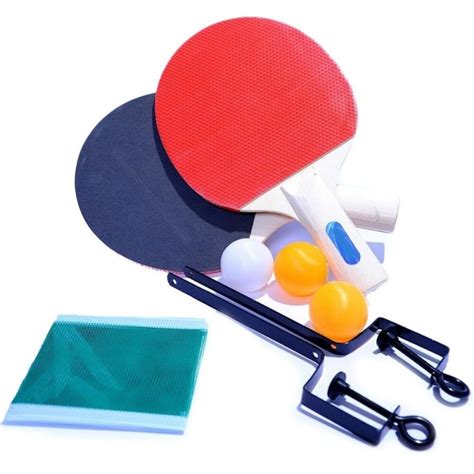 Dobo Kit Tennis Da Tavolo Racchette Palline Rete Con Morsetti Set