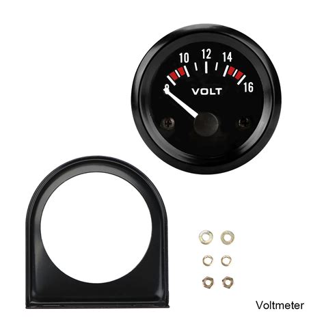 12V Universal Car Gauges Voltmeter Water Temperature Meters Speedometer