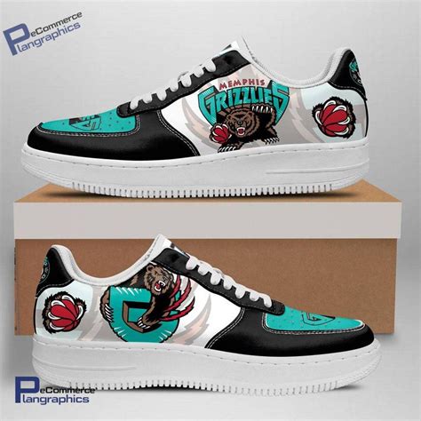 Vancouver Grizzlies Custom Nike Air Force 1 Shoes Plangraphics