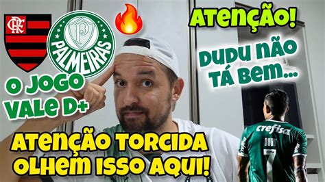 ATENÇÃO DUDU FORA ELE ASSUMIU QUE NAO TA BEM JOGO AMANHÃ VALE DEMAIS