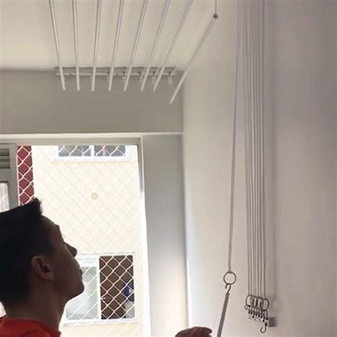 Ide Jemuran Katrol Ruang Cuci Rumah Kamar Mandi Kecil