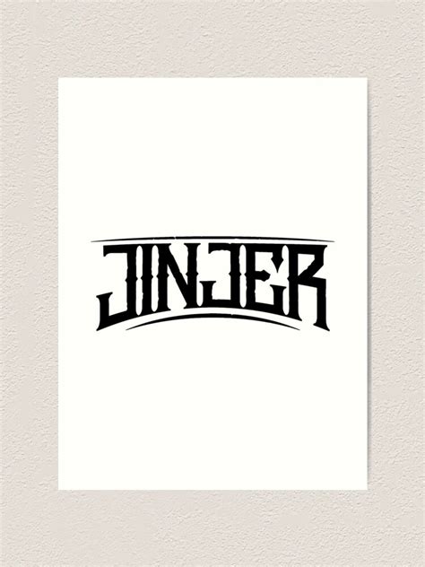 "Jinjer Merch Jinjer Logo" Art Print for Sale by SalMaiShop | Redbubble