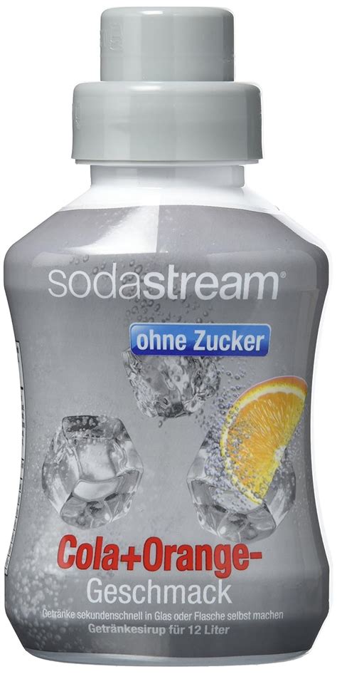 Sodastream Sirup Cola Orange Ohne Zucker 500 Ml Amazon De