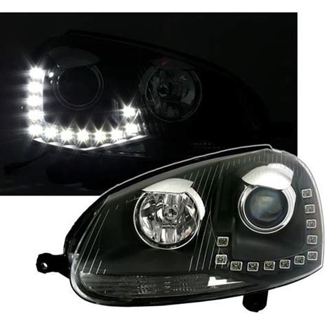 Feux Phare Avant Devil Eyes Led Pour Vw Golf De A A