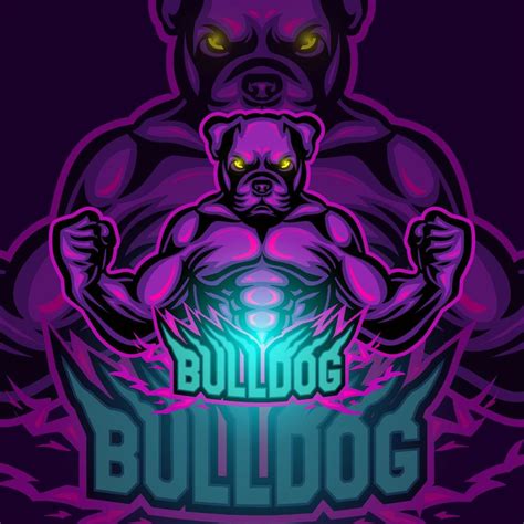 Bulldog sport mascot logo design 20005077 Vector Art at Vecteezy