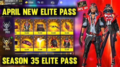 April Elite Pass Free Fire 2021 Season 35 Elite Pass Full Video April Elite Pass Free Fire