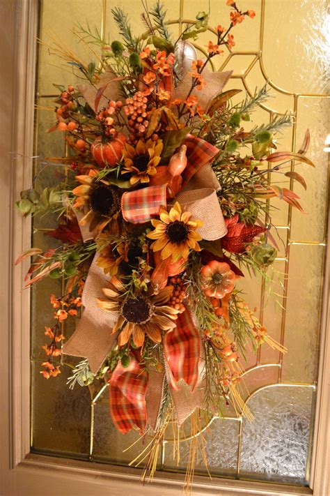 Fall Door Swag By Kristenscreations On Etsy