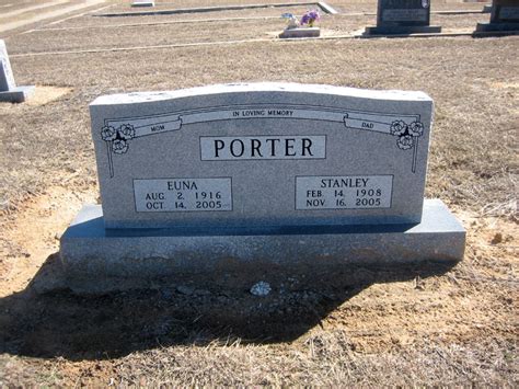 Euna Velma Stanfield Porter Homenaje De Find A Grave