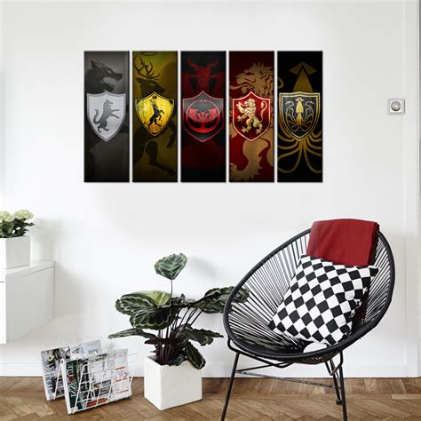 Game of Thrones Banners Five piece set! – The Force Gallery