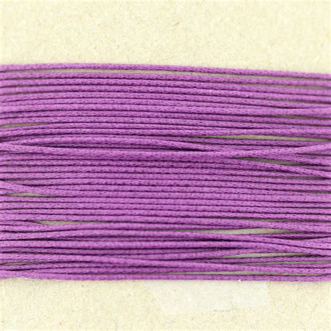 Cyclamen Thin Cotton Bead Cord 07mm