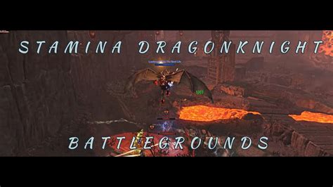 Elder Scrolls Online Stamina Dragonknight Battlegrounds BIG