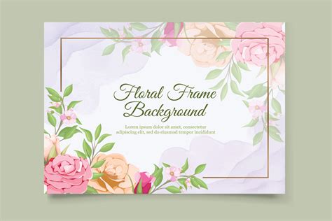 Luxury Wedding invitation floral design card. Wedding ornament concept ...