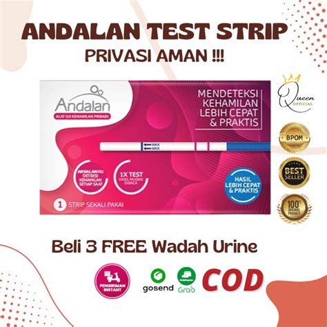 Jual Test Pack Tespek Testpack Tes Hamil Andalan Strip Uji Kehamilan