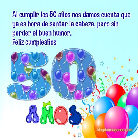 Imágenes Feliz 50 Cumpleaños Blog De Imágenes