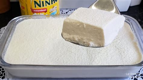 Mousse De Ninho Sem Leite Condensado F Cil E Delicioso Youtube