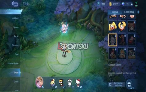 Cara Dapatkan Battle Emote Support Cheer Mobile Legends Ml Esportsku