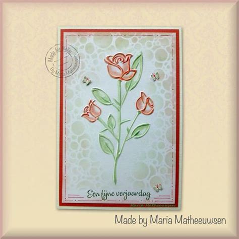 Nellie Snellen S 3D Embossing Folder Slimline Rose