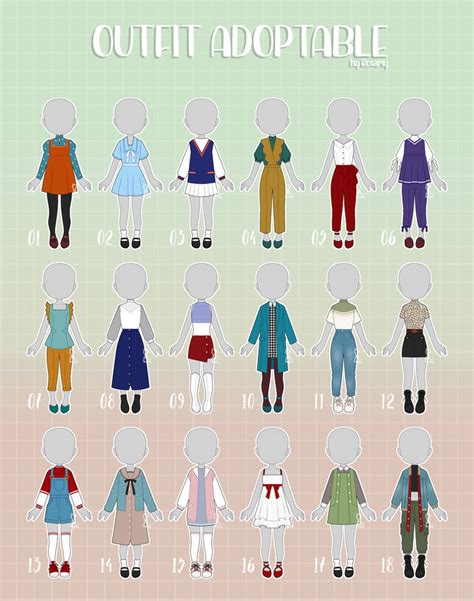 Open 418 Outfit Adopt 104 By Rosariy On Deviantart