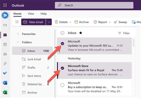 So löschen Sie mehrere E Mails in Microsoft Outlook