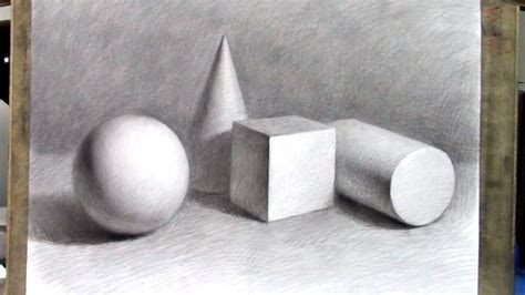 Learn To Draw Basic Still Life In Graphite Pencil Youtube