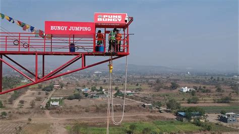 Full Injoy In Bungee Jumping Pune Youtube