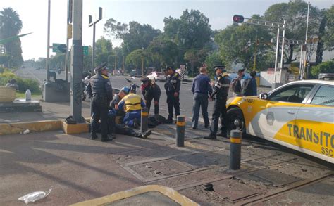 Taxi Impacta Contra Motocicleta En Venustiano Carranza Ydeja Dos