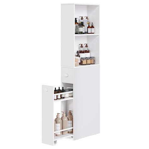 Buy VASAGLE Slim Bathroom Storage Cabinet Narrow Bathroom Cabinet