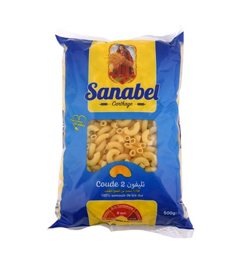 Sanabel Carthage Pâtes Coude N°2 500g Elaoula