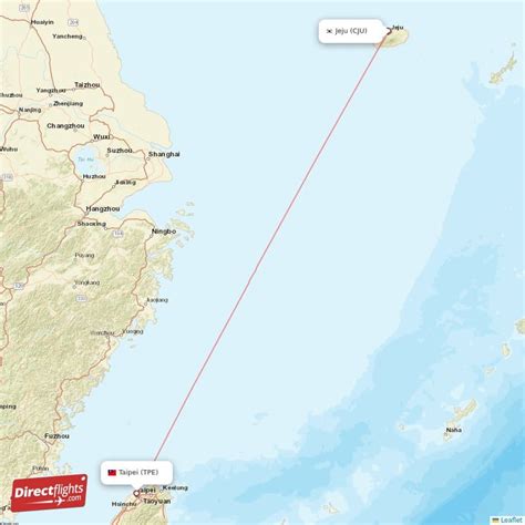 Direct Flights From Taipei To Jeju Tpe To Cju Non Stop Directflights