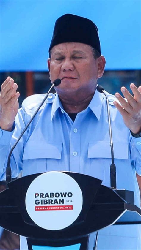 Tutup Masa Kampanye Prabowo Minta Maaf Sering Bikin Macet