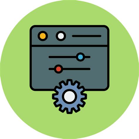 control panel generic color lineal color icon