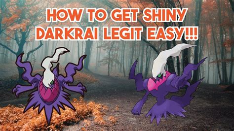 How To Get Shiny Darkrai Legit In Pokemon Diamond And Pearl Youtube