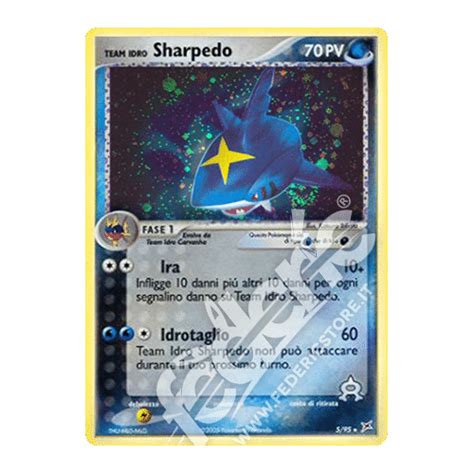 005 095 Sharpedo Holo IT MINT Federicstore